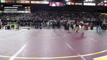 145 lbs Champ. Round 2 - Jazzelynn Morris, Hillcrest vs Kamryn Lockart, Lewiston