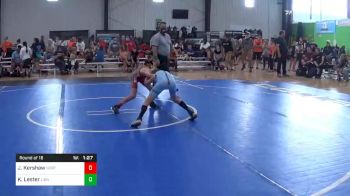 80 lbs Prelims - Jacob Kershaw, North Desoto vs Kyler Lester, Lions Wrestling Academy