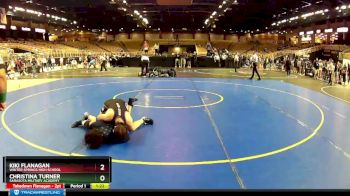 125 lbs Champ. Round 1 - Christina Turner, Sarasota Military Academy vs Kiki Flanagan, Winter Springs High School