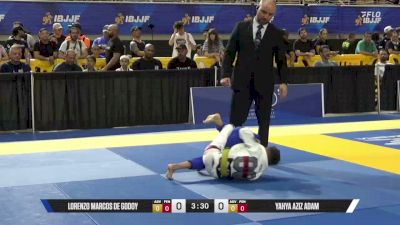 YAHYA AZIZ ADAM vs LORENZO MARCOS DE GODOY 2026 Pan Kids Jiu-Jitsu IBJJF Championship