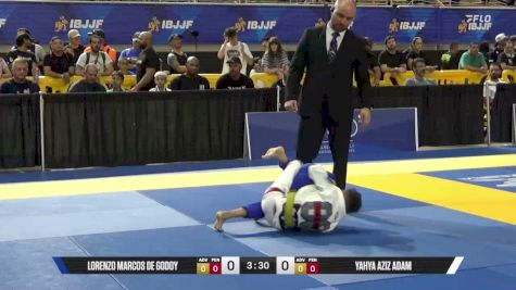 YAHYA AZIZ ADAM vs LORENZO MARCOS DE GODOY 2026 Pan Kids Jiu-Jitsu IBJJF Championship