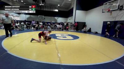 108 lbs Champ. Round 2 - Braden Anthony, CTC vs Bruno Lechiara, MTC