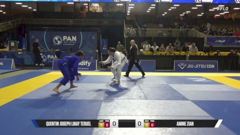 Amine Zian vs Quentin Joseph Linay Teruel 2026 Pan Jiu Jitsu IBJJF Championship