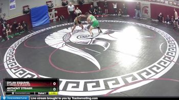 113 lbs Quarterfinal - Anthony Strahm, Holtville vs Dylan Esquivel, El Dorado HS (Placentia)