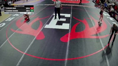 Quarterfinal - Cammie Rader, Bridgeport Girls vs Carlee Hinz, Superior Girls