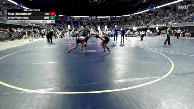 124 lbs Consy 4 - Nick Rosenberry, Central Fulton vs Sam Passarelli, Mars