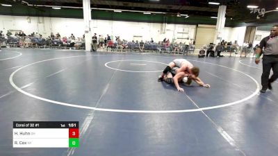 150 lbs Consi Of 32 #1 - Holden Huhn, OH vs Ryker Cox, NY