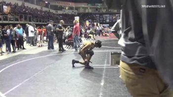 116 lbs Consi Of 8 #2 - Noah Barreras, La Cueva JR Wrestling- WH-6 vs Aden Martinez, New Mexico Slam Wrestling Club