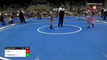 83 lbs Consolation - Griffin Rial, Black Fox vs Ty Henderson, Maurer Coughlin WC