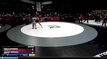 127 lbs Round 4 (12 Team) - Kayla Edwards, SDIKWA vs Breisis Serrano, SJWA