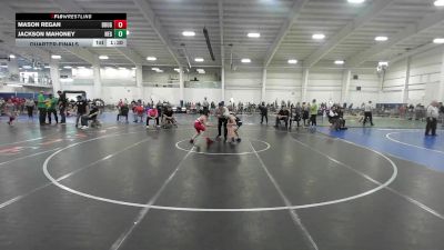 91 lbs Quarterfinal - Mason Regan, Doughboys WC vs Jackson Mahoney, New England Gold WC