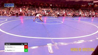 88 lbs Round Of 32 - Angel Morales, Grindhouse vs Esai Koethe, Big Game Wrestling Club