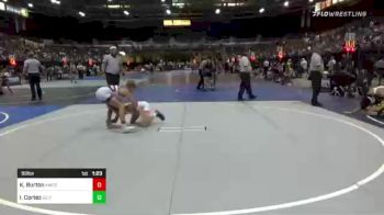 99 lbs Quarterfinal - Kolter Burton, American Falls WC vs Isaiah Cortez, Gilroy Hawks