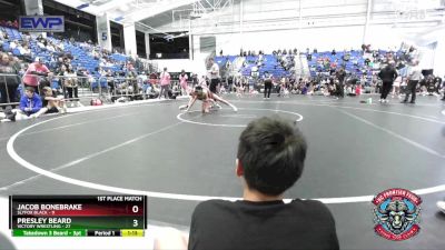 105 lbs Placement (4 Team) - Jacob Bonebrake, Slyfox Black vs Presley Beard, Victory Wrestling