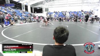 105 lbs Placement (4 Team) - Jacob Bonebrake, Slyfox Black vs Presley Beard, Victory Wrestling