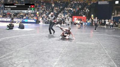 125 lbs Round Of 32 - Tyler Harper, Little Rock vs Ty Tice, Chattanooga