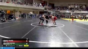 130 lbs Finals (8 Team) - Grady Young, Pierz vs Brayden Raymo, Worthington
