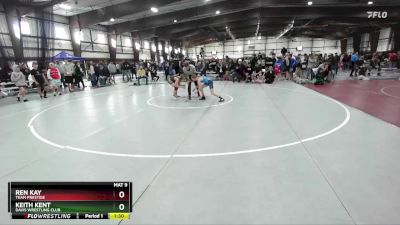 85 lbs Quarterfinal - Keith Kent, Davis Wrestling Club vs Ren Kay, Team Prestige