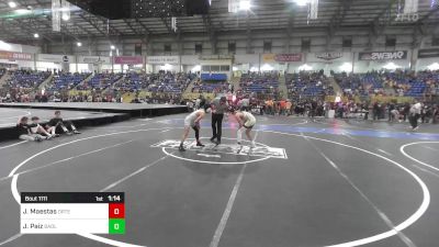 120 lbs Round Of 16 - Jayce Maestas, Ortega Middle School vs Jaxon Paiz, Badlands Elite