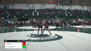 165 lbs Cons. Round 3 - Daniel Snediker, Utah Valley University vs Chandler Amaker, Central Michigan