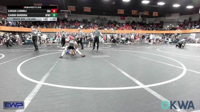 73 lbs Rr Rnd 2 - Lukas Lomeli, Shelton Wrestling Academy vs Casin Guerra, Newcastle Youth Wrestling