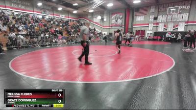 140 lbs Champ. Round 1 - Melissa Flores, Mark Keppel vs Grace Dominguez, Arroyo