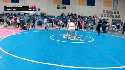 165 lbs Champ. Round 4 - Trevor Anderson, Fighting Squirrels Wrestling Club vs Milo Cord, Buzzsaw Wrestling Club