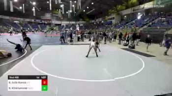 78 lbs Semifinal - Brandon Avila Ramos, Atc vs Bentley Klinkhammer, West Central