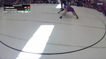 148 lbs Quarterfinal - Taylor Ahlman, Battle Creek vs Anna Naeve, Wayne Wrestling Club