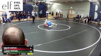 100 lbs. Champ. Round 2 - Sarah Davis, Smith Cotton vs Lilly Breeden, Liberty