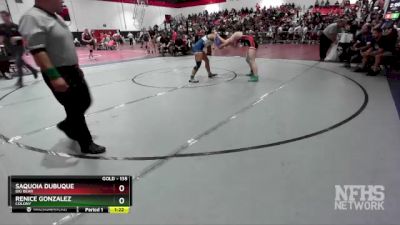 135 lbs Semifinal - Renice Gonzalez, Colony vs Saquoia Dubuque, Big Bear