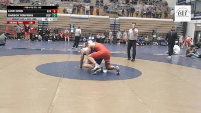 197 lbs Semifinal - Luke Geog, Ohio State vs Karson Tompkins, Air Force