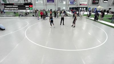 16U Boys - 132 lbs Cons. Round 5 - Cordell Lee, Alabama Takedown Academy vs Alex Hernandez, Arizona