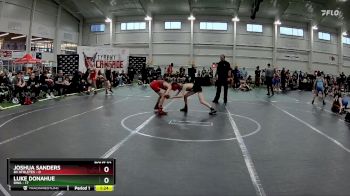 88 lbs Round 7 (10 Team) - Luke Donahue, DWA vs Joshua Sanders, 84 Athletes