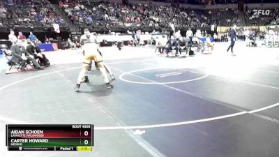 144 Class 4 lbs Semifinal - Aidan Schoen, Lafayette (Wildwood) vs Carter Howard, Neosho