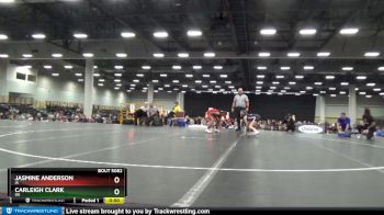 79-85 lbs 1st Place Match - Carleigh Clark, OK vs Jasmine Anderson, IA