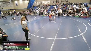 160 lbs 1st Place Match - Steele Woodward, Sanderson Wrestling Academy vs Seldon Jenks, Uintah Jr High Wrestling