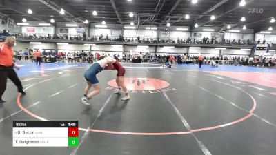 160 lbs Round Of 32 - Quentin Getzin, Ithaca vs Tommy Delgrosso, Columbia