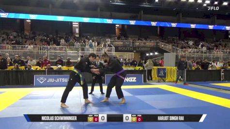 Harjot Singh Rai vs Nicolas Schwinninger 2025 Pan Jiu Jitsu IBJJF Championship