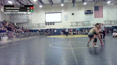 140 lbs Semifinal - Sofie Baldridge, Silverton vs Carley Ocampo, Liberty