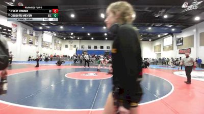 120 Girls Cons. Semi - Kylie Young, Valley Center vs Celeste Meyer, Oceanside