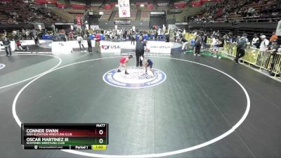 67 lbs Cons. Round 2 - Oscar Martinez Iii, Scotsmen Wrestling Club vs Conner Swan, High Elevation Wrestling Club