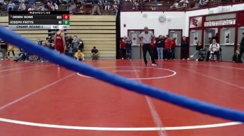 150 lbs Champ. Round 2 - Derek Bobb, Munster vs Joseph Fritts, North Newton