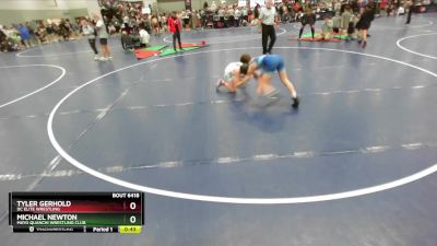 96 lbs Champ. Round 3 - Tyler Gerhold, DC Elite Wrestling vs Michael Newton, Mayo Quanchi Wrestling Club