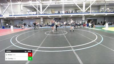 285 lbs Round Of 16 - Quinn Miller, Virginia vs Dan Conley, Columbia