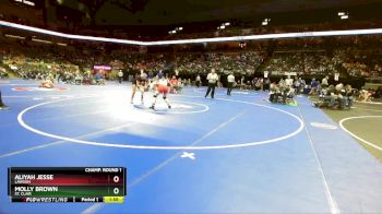 145 Class 1 lbs Champ. Round 1 - Aliyah Jesse, Lawson vs Molly Brown, St. Clair