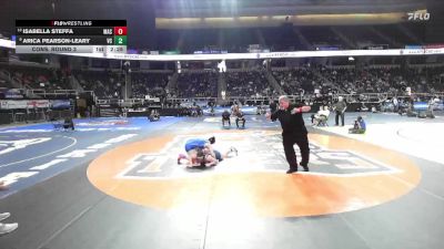 165 lbs Cons. Round 3 - Arica Pearson-Leary, Valley Central-9 vs Isabella Steffa, MacArthur-8