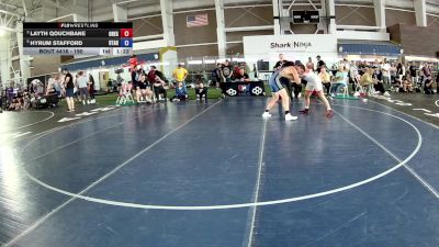 190 lbs 3rd Place Match - Layth Qouchbane, Oregon vs Hyrum Stafford, Utah