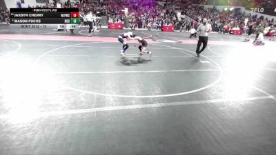 70 lbs Champ. Round 1 - Jaxsyn Cherry, Wilmot Jr. Panthers Wrestling Club vs Mason Fuchs, Merrill