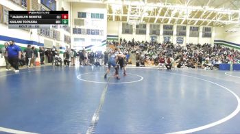 122 lbs Champ. Round 1 - Jaquelyn Benitez, Calexico vs Kailani Topasna, Mater Dei Catholic